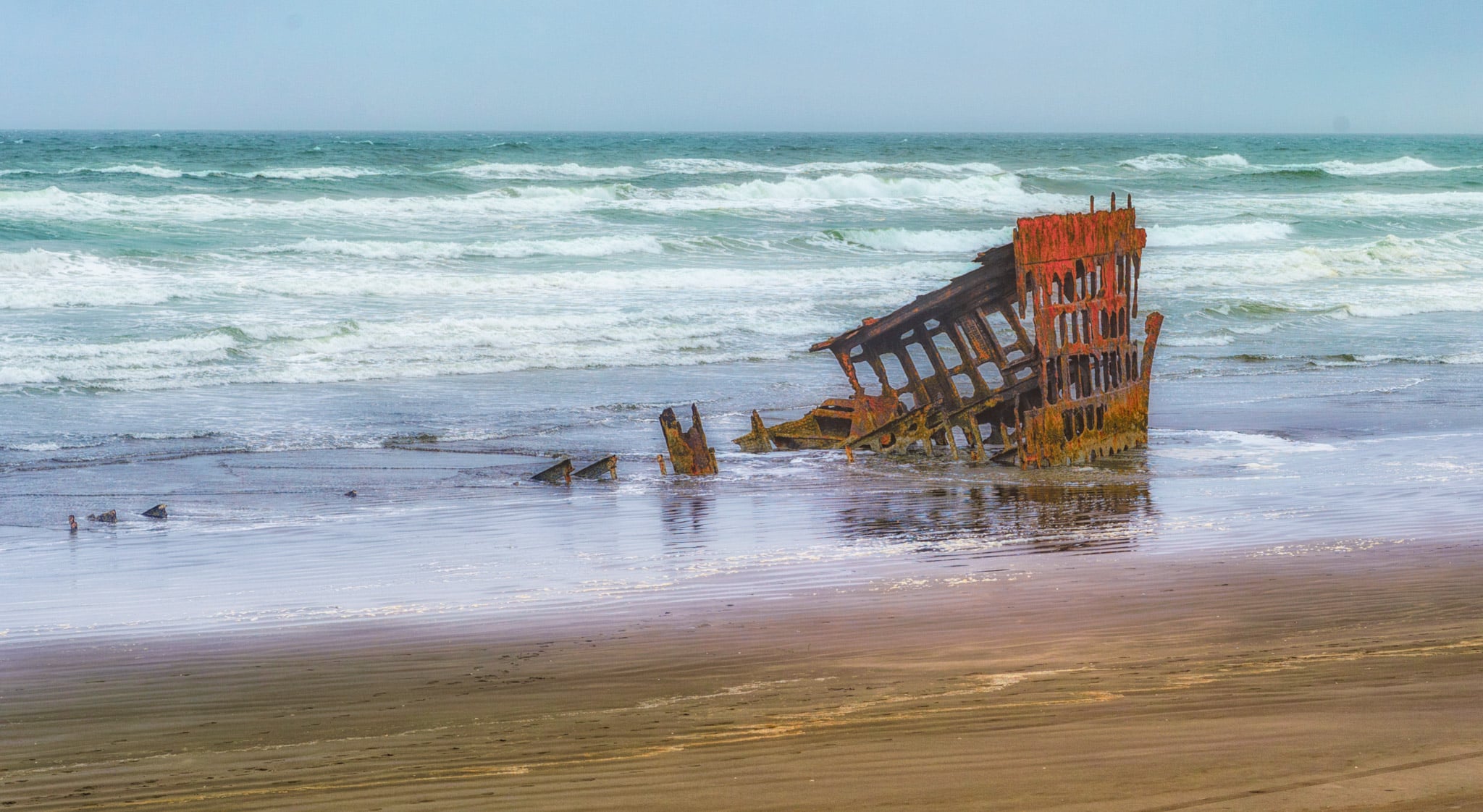 Peter Iredale Shipwreck - Oregon's Pacific coast