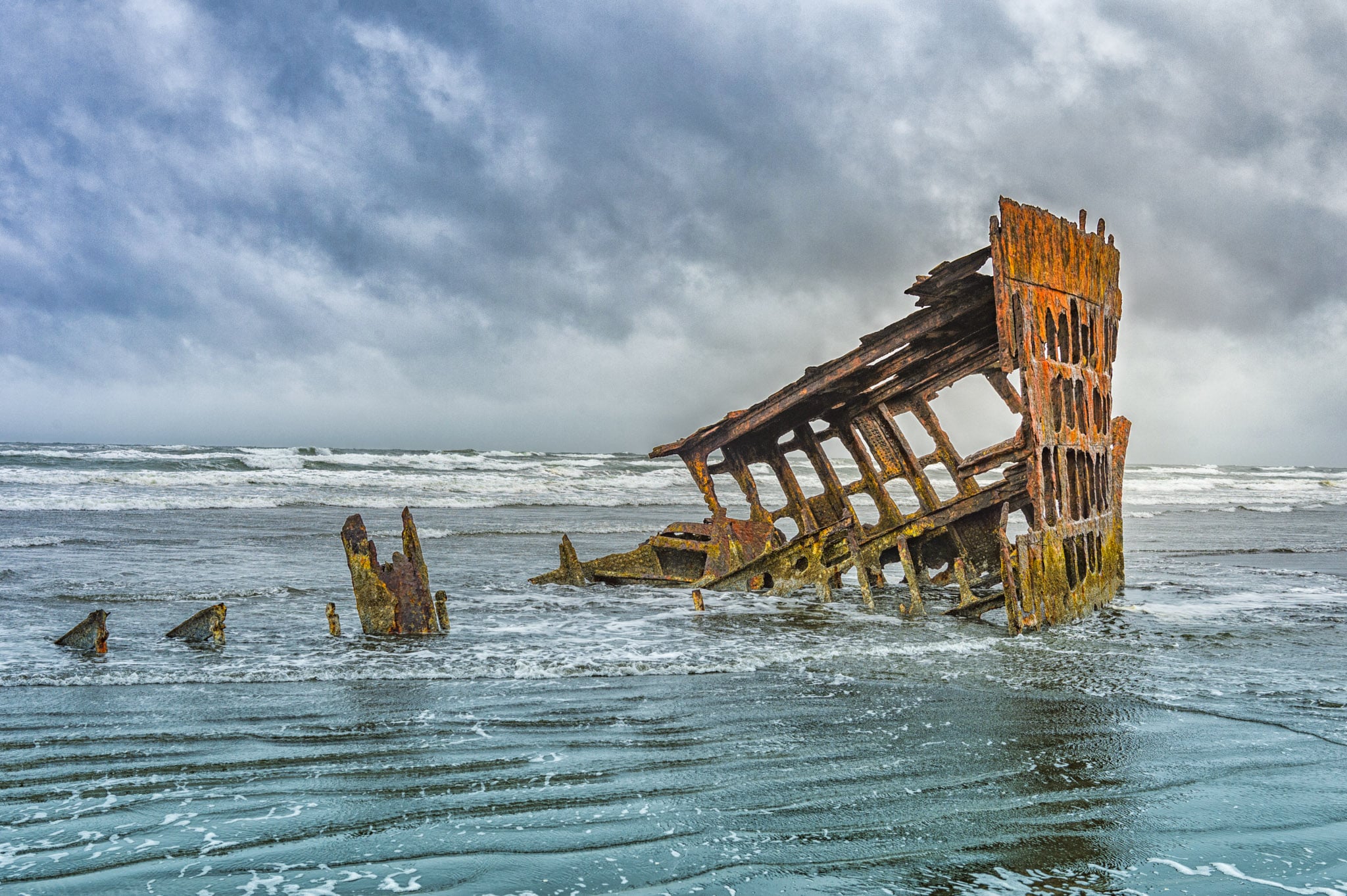 Peter Iredale Shipwreck - Oregon's Pacific coast