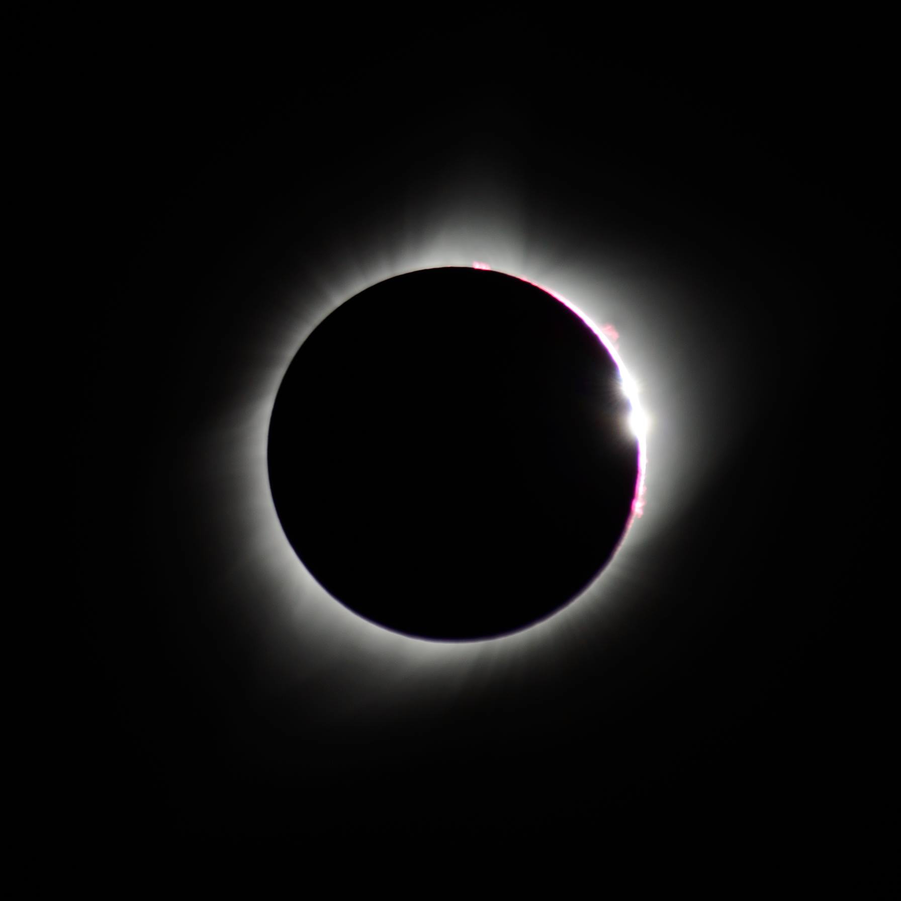 Eclipse Photos from Guernsey State Park in Guernsey, Wyoming