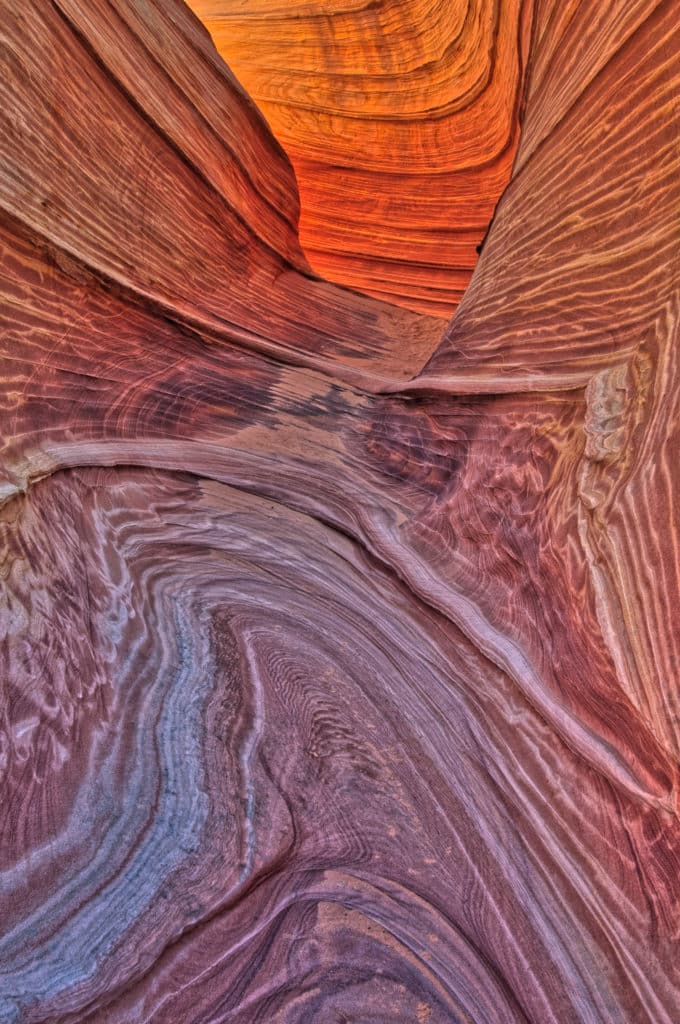 Corridor in the Wave in Coyote Buttes, part of the Vermilion Cliffs National Monument.