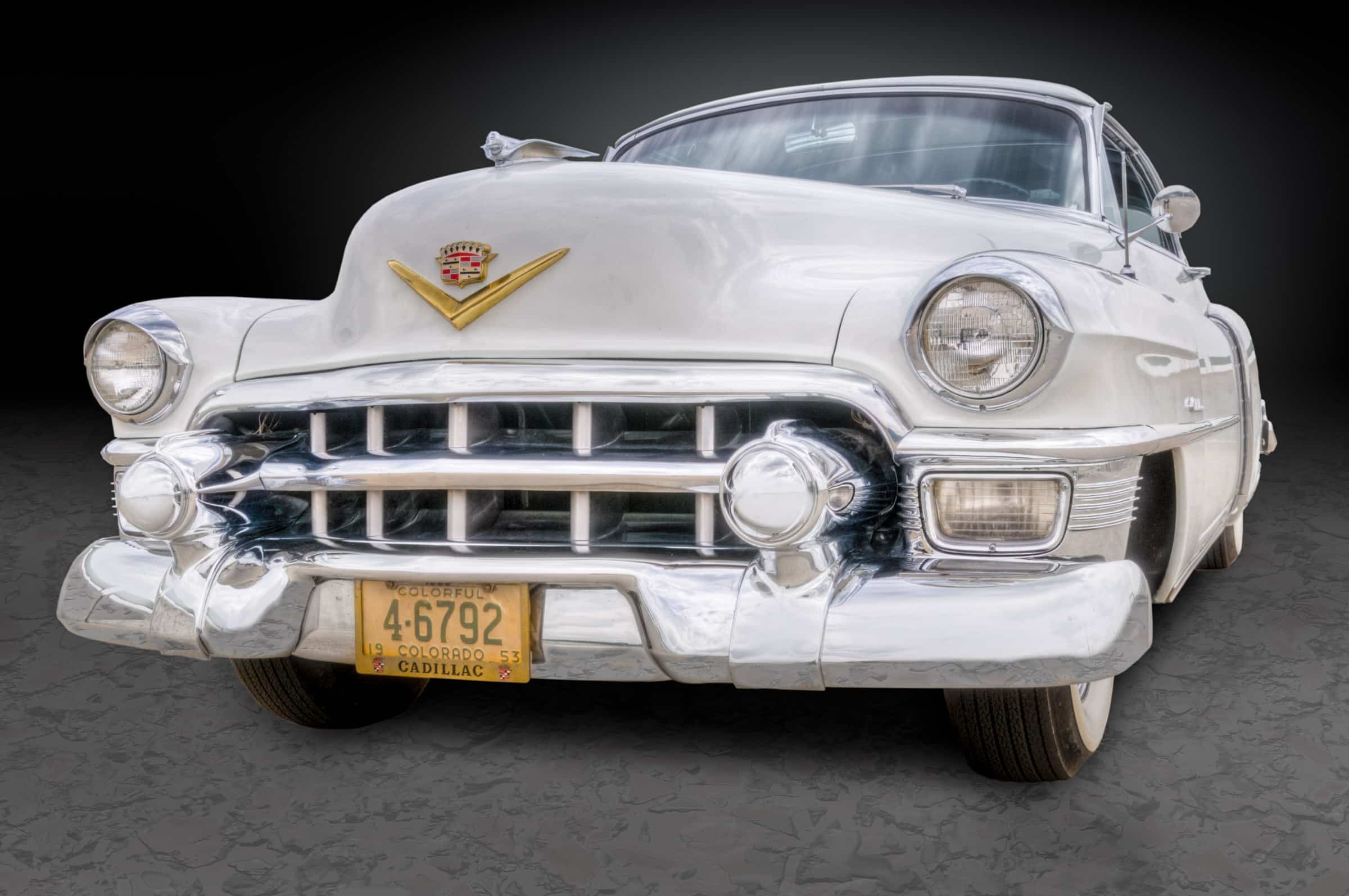 1953 Cadillac Coupe deVille - Front view.