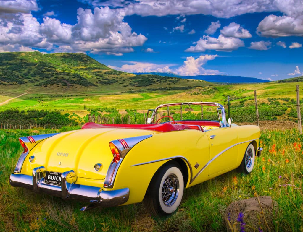 1954 Buick Skylark Sport Convertible - Yellow