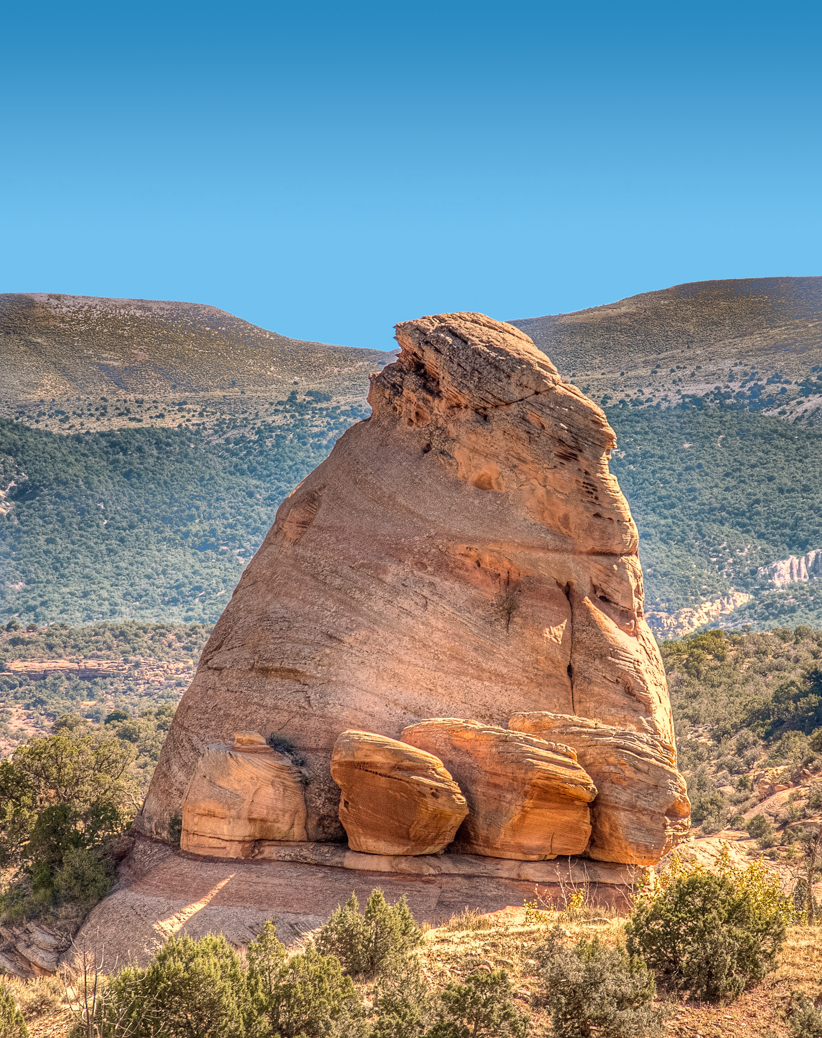 This rock formation sits along Cub Creek Road in Dinosaur National Monument in Utah.
