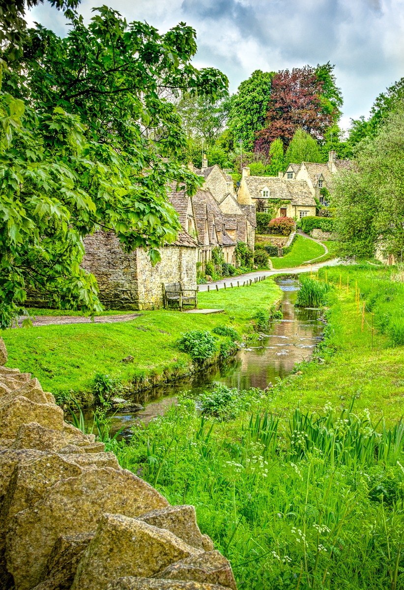 This National Trust property at Arlington Row, Bibury, Gloucestershire, is one of the most photographed areas in the Cotswolds.