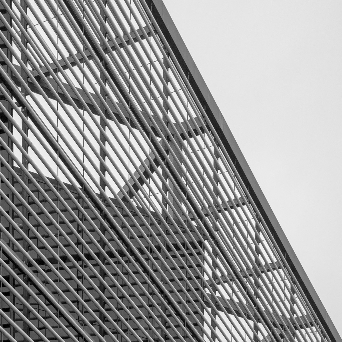 This is a close-up of the More London Building on More London Riverside between London and Tower Bridges. This image is part of our London architectural abstracts portfolio.
