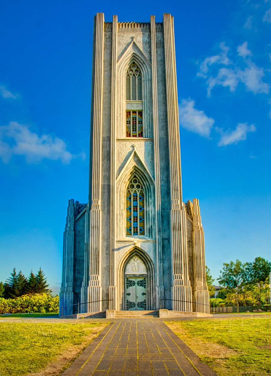 Landakotskirkja is the Catholic cathedral in Reykjavik.