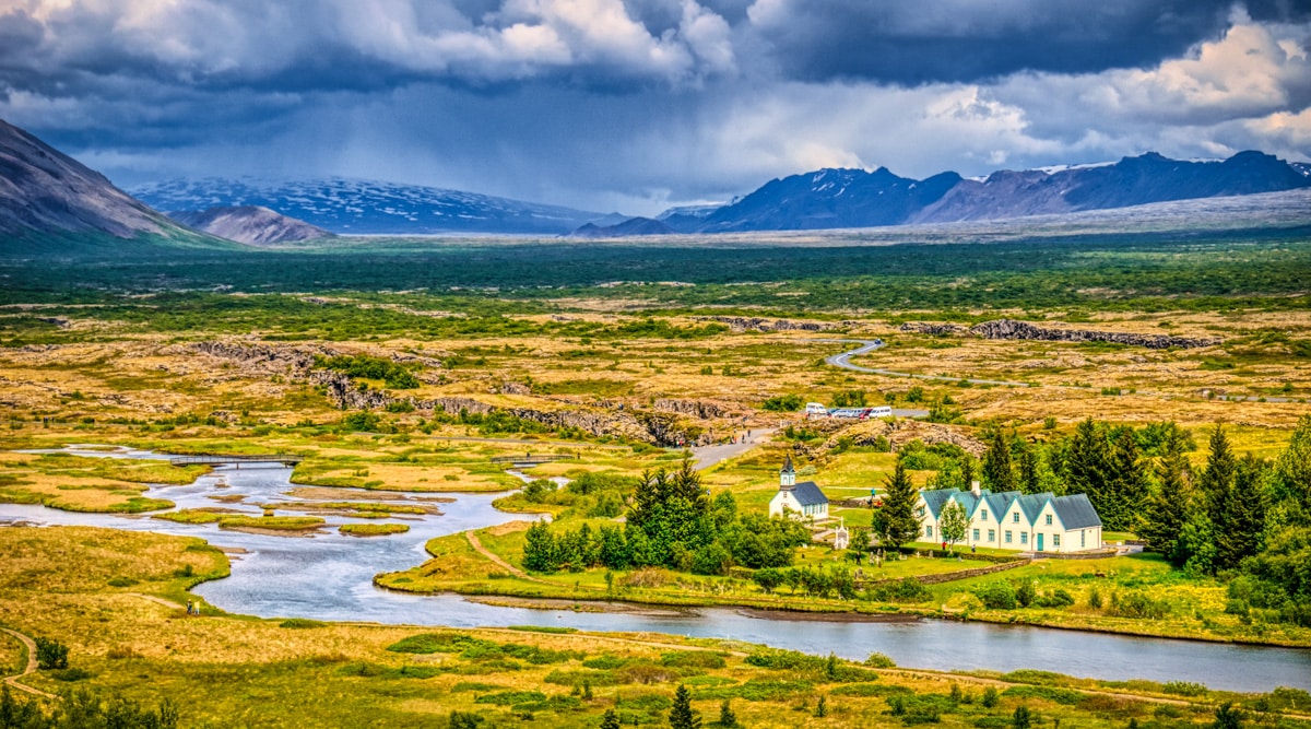 There has been a church on or near the current church complex since Christianity was adopted. Even before that, Þingvallavatn (Lake Thingvellir) was a very important site to Icelanders. It is where the national parliament (Althingi) was instituted in 930 AD.
